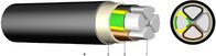 Cable électrique souterrain de basse tension de 1350-H16 3.6/6kV