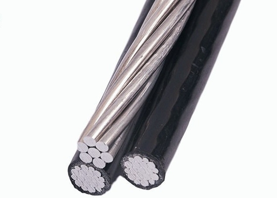 fil de baisse en aluminium aérien de service de câble isolé de 3*16 3*25 tri
