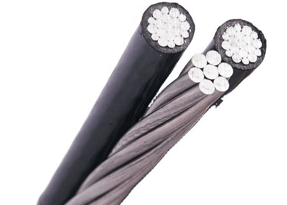 câble d'interface aérien triple de service aérien de fil de gaine de PVC 1kv