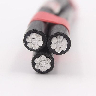 Cable aérien isolé triplex lignes aériennes à basse tension