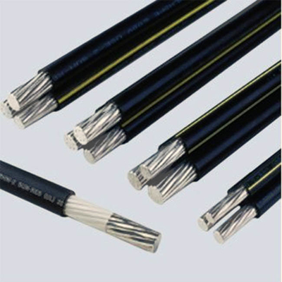 Cable aérien à basse tension 1000v en aluminium tordu 2x16