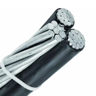 0.6 / 1kV Duplex Triplex Aluminium Conducteur ABC câble XLPE LDPE PVC isolation aérienne Aluminium Préensemblado fils