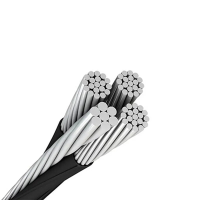 Cable de conducteur en aluminium ABC 10/16/25/35/50 MM Fil d'aluminium câble d'alimentation aérienne à cœur unique