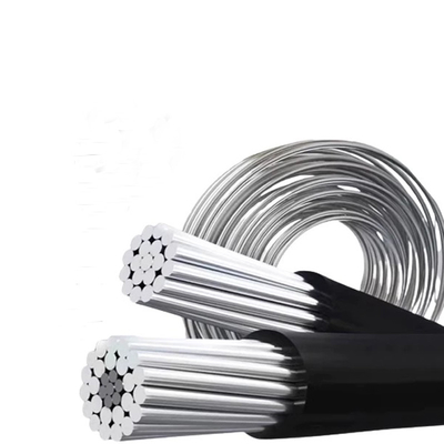 Cable ABC flexible 2x16 mm2 à 2 cœurs conducteurs en aluminium basse tension XLPE PVC PE