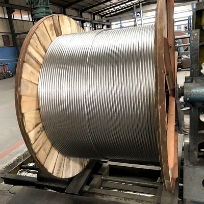 Cable d'alliage d'aluminium 34,4 mm2 54,6 mm2 70 mm2 AAC AAAC ACSR Conducteur en aluminium surélevé Conducteur nu sur mesure