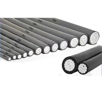 OEM Abc câble de conducteur en aluminium fil électrique câble d'alimentation 4 noyau 35mm 50mm 70mm 95mm 120mm 185mm 240mm ACSR résistant à la corrosion