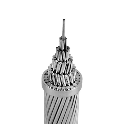 Fil ACSR en acier plaqué en aluminium fil JLB-240 35A 40A ligne aérienne fil nu résistant à la corrosion directe d'usine