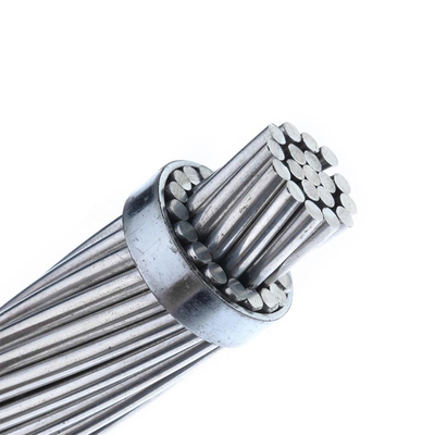 Fil ACSR en acier plaqué en aluminium fil JLB-240 35A 40A ligne aérienne fil nu résistant à la corrosion directe d'usine