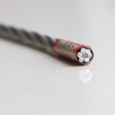 Cœur d'acier fil de fil d'aluminium pour les lignes de transmission aériennes conducteur d'aluminium acier renforcé facile à installer