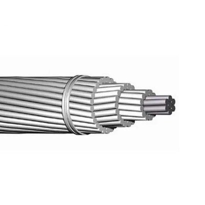 ACSR Conducteur en aluminium avec aéroglisseur renforcé d'acier câble électrique nu Eco-friendly Longue durée de vie pour les énergies renouvelables