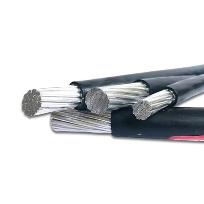 0.6/1kv Puissance du conducteur en aluminium à l'air supérieur câble aérien groupé XLPE isolé Duplex/Triplex/Quadruplex