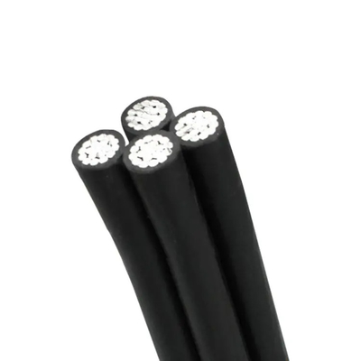 Éclairage architectural câble en aluminium tordu pour la pose aérienne et câble de transmission d'énergie