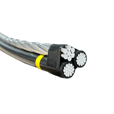 Basse tension 0,6/1kv XLPE/PVC boîtier aérien isolé Spécification câble aérien ABC à câbles multicœurs