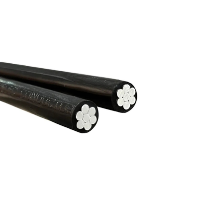 Cable aérien en aluminium à basse tension alimentation isolée en aluminium pour réseaux de distribution