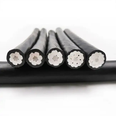 Conducteur groupé 0,6/ 1kv XLPE câble aérien isolant en aluminium personnalisé IEC