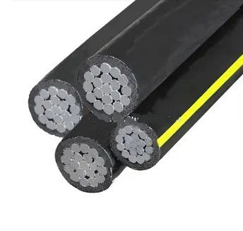 Câble aérien en faisceau ABC 0.6-1KV Aluminium XLPE isolé
