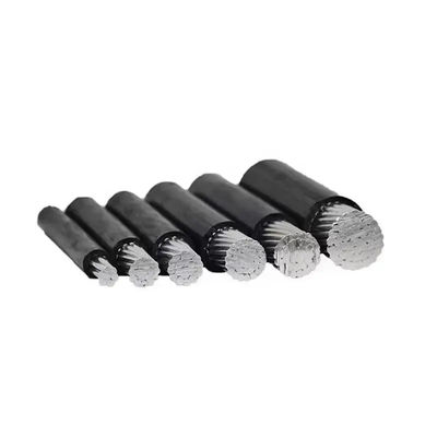 Cable d'alimentation en aluminium avec PVC et XLPE à isolation aérienne Cable à noyau unique Cable aérien isolé