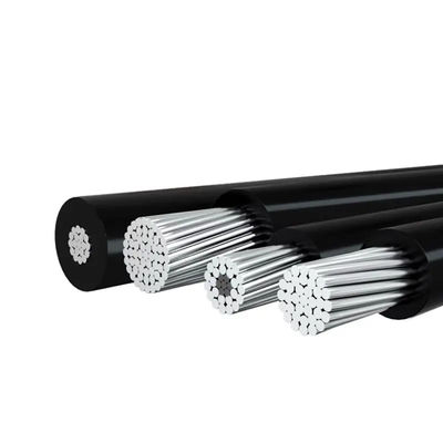 Cable d'alimentation en aluminium avec PVC et XLPE à isolation aérienne Cable à noyau unique Cable aérien isolé