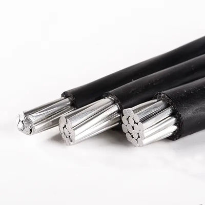 Cable d'alimentation en aluminium avec PVC et XLPE à isolation aérienne Cable à noyau unique Cable aérien isolé