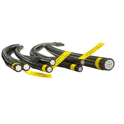 Cable d'alimentation LV en aluminium conducteur XLPE PE LDPE PVC isolé câble ABC duplex triplex quadruplex câble