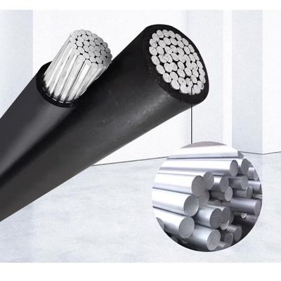 Câble de ligne électrique aérienne Conducteurs isolés et gainés Basse tension (BT) Câble d'alimentation pour les services publics et les industries