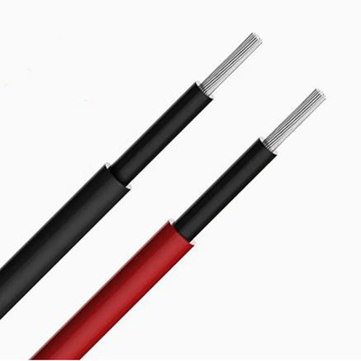 Câble solaire photovoltaïque XLPE en cuivre étamé 2.5-185mm2 Noir Rouge Certifié TUV