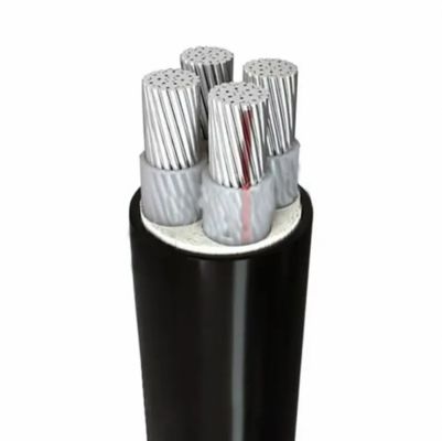Câble d'alimentation basse tension gainé PVC isolé PVC 4 conducteurs en alliage d'aluminium/aluminium