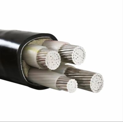 Câble d'alimentation basse tension gainé PVC isolé PVC 4 conducteurs en alliage d'aluminium/aluminium