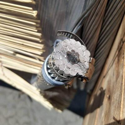 AACSR Conducteur d'alliage d'aluminium d'acier plaqué en aluminium renforcé pour des applications à longue portée