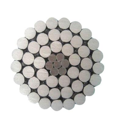 10kV Voltage moyen isolé Conducteur en alliage d'aluminium nu Fil électrique ACSR câble Conducteur en aluminium Câble renforcé en acier