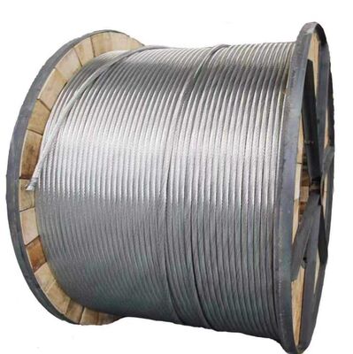 Fil de noyau en acier plaqué en aluminium de haute résistance pour conducteurs aériens ACSR/AW  Tiré avec précision, résistant à la corrosion, conforme à la norme ASTM B549.