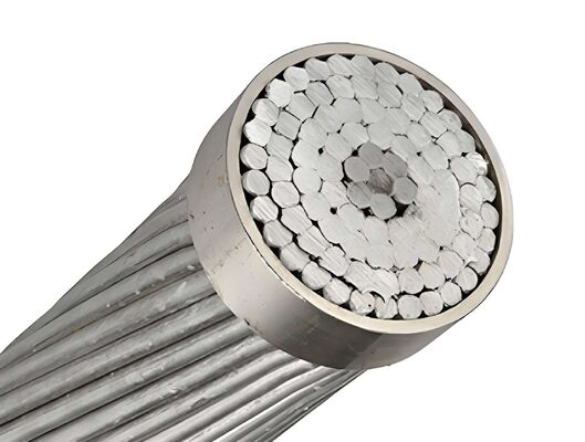 Conducteur en aluminium ACSR AW Haute Tension 20kV Câbles d'alimentation 16-800mm2 Matériau d'isolation nu pour application aérienne