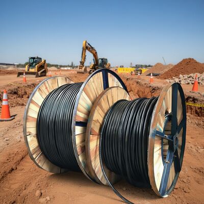 Le câble aérien ABC ¥ 16 mm2 à 120 mm2 Fil électrique, distribution aérienne basse tension