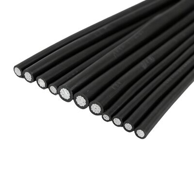 OEM ODM Surcharges 33kv câble aérien XLPE Conducteur en aluminium isolé Utilisation d'appareils électroménagers et ménagers IP67 Cable ABC classé