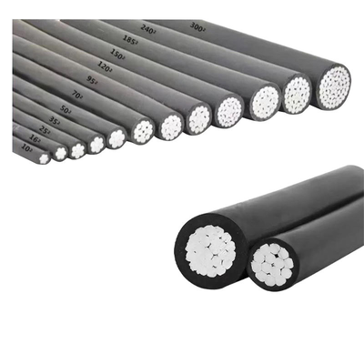 Cable d'alimentation aérienne isolée en alliage d'aluminium avec câble haute performance en PVC pour transmission d'énergie