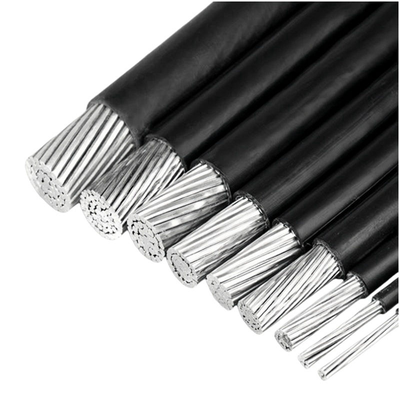 0.6/1KV câble d'alimentation aérien à noyau unique XLPE gilet en PVC isolé conducteur électrique en aluminium sans oxygène IP67