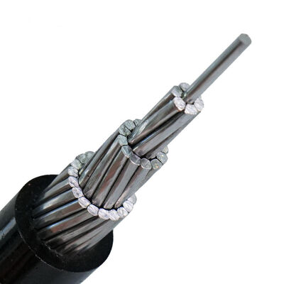 Les câbles aériens isolés électriques en PVC/Xlpe à service de dérapage en aluminium Spécification Cable en aluminium bas