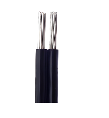 Cable à basse tension isolé en cuivre XLPE à deux noyaux IP67 de 0,6/1 kV pour utilisation aérienne et souterraine