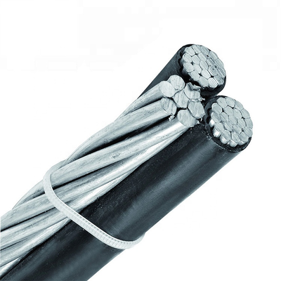 Cable ABC XLPE PVC PE isolé câble aérien groupé pour la transmission d'énergie