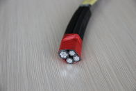 Câble empaqueté aérien de norme ANSI du noyau en aluminium 3x25mm2