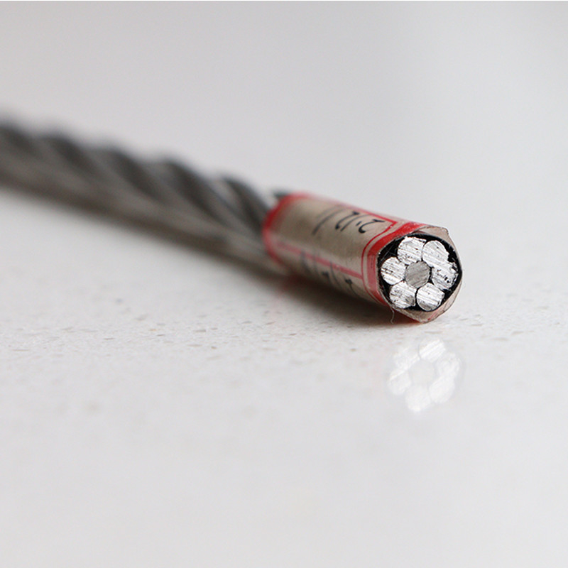 Cœur d'acier fil de fil d'aluminium pour les lignes de transmission aériennes conducteur d'aluminium acier renforcé facile à installer