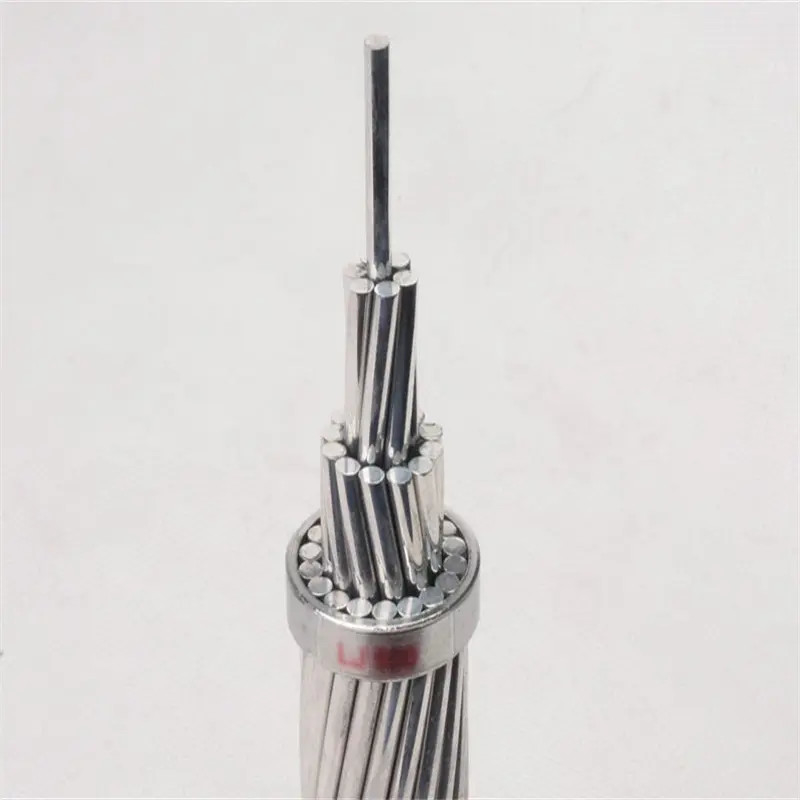 AAC AAAC ACSR câble en alliage d'aluminium nu acier conducteur en aluminium renforcé pour le câblage de transmission aérienne