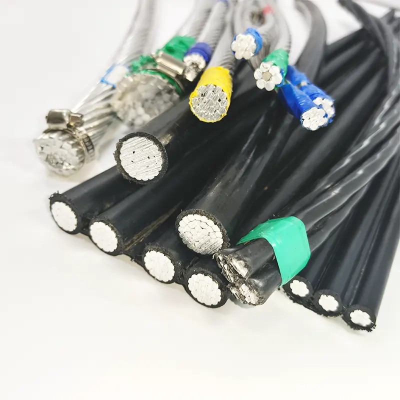 16 mm 25 mm 40 mm 63 mm 100 mm 125 mm Conducteur à grande échelle AACSR Alloy d'aluminium Conducteur en acier renforcé