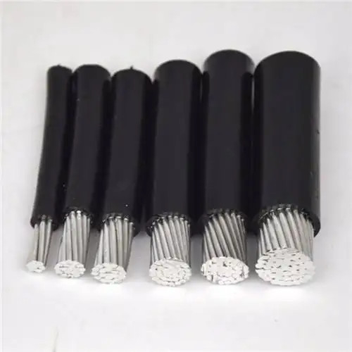 Cable aérien en aluminium XLPE PVC PE isolé
