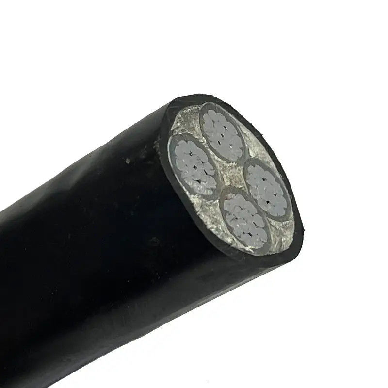 Câble d'alimentation basse tension à conducteur en aluminium 0.6/1KV isolé XLPE pour projets industriels