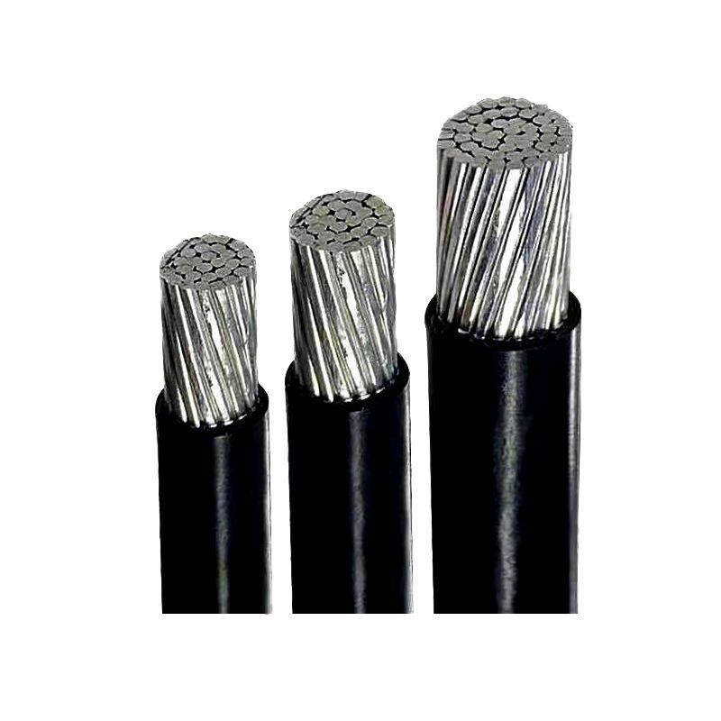 Cable Aérien AAC AAC AAAC Conducteur en aluminium à noyau unique XLPE et PVC câble aérien tordu isolé