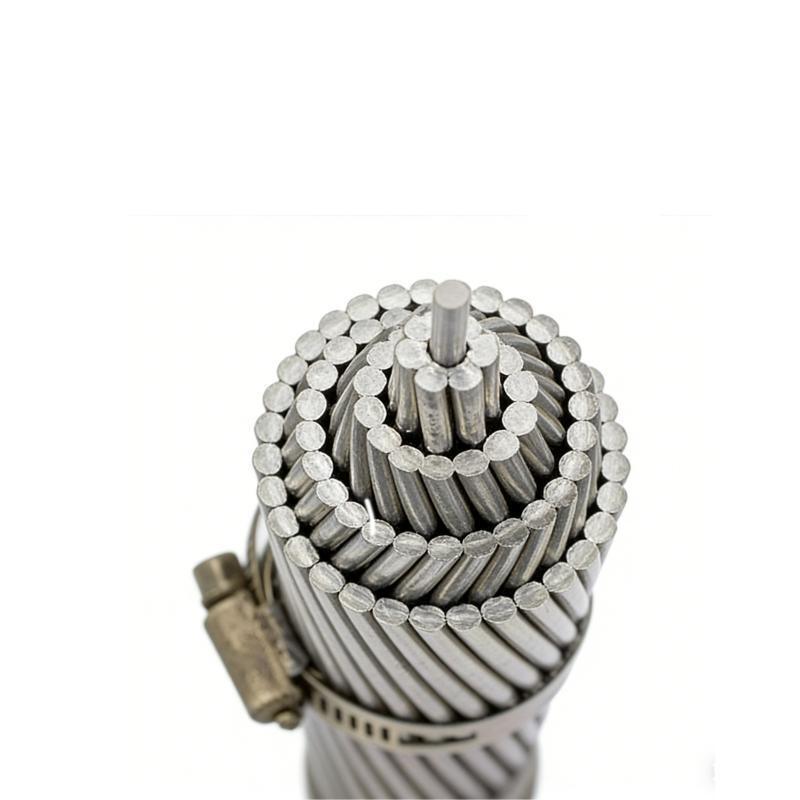 Conducteur Aac Acar 50mm2 Acsr en cuivre et aluminium nu de pointe pour câbles d'alimentation de chemins de fer aériens et de centrales électriques