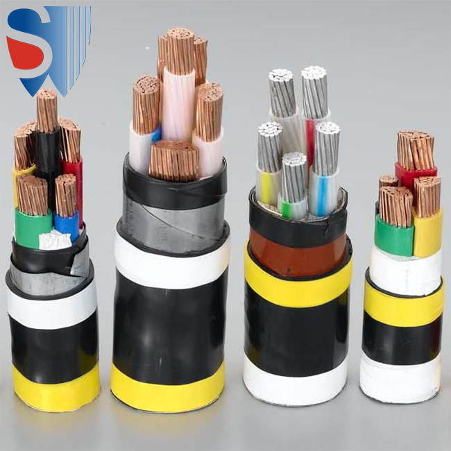 XLPE a isolé le cable électrique du Cu 0.6/1kv BT de gaine de PVC