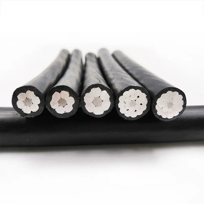 Éclairage architectural câble en aluminium tordu pour la pose aérienne et câble de transmission d'énergie