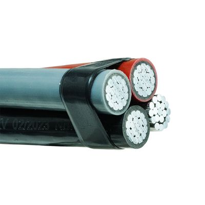 Cable d'alimentation LV en aluminium conducteur XLPE PE LDPE PVC isolé câble ABC duplex triplex quadruplex câble